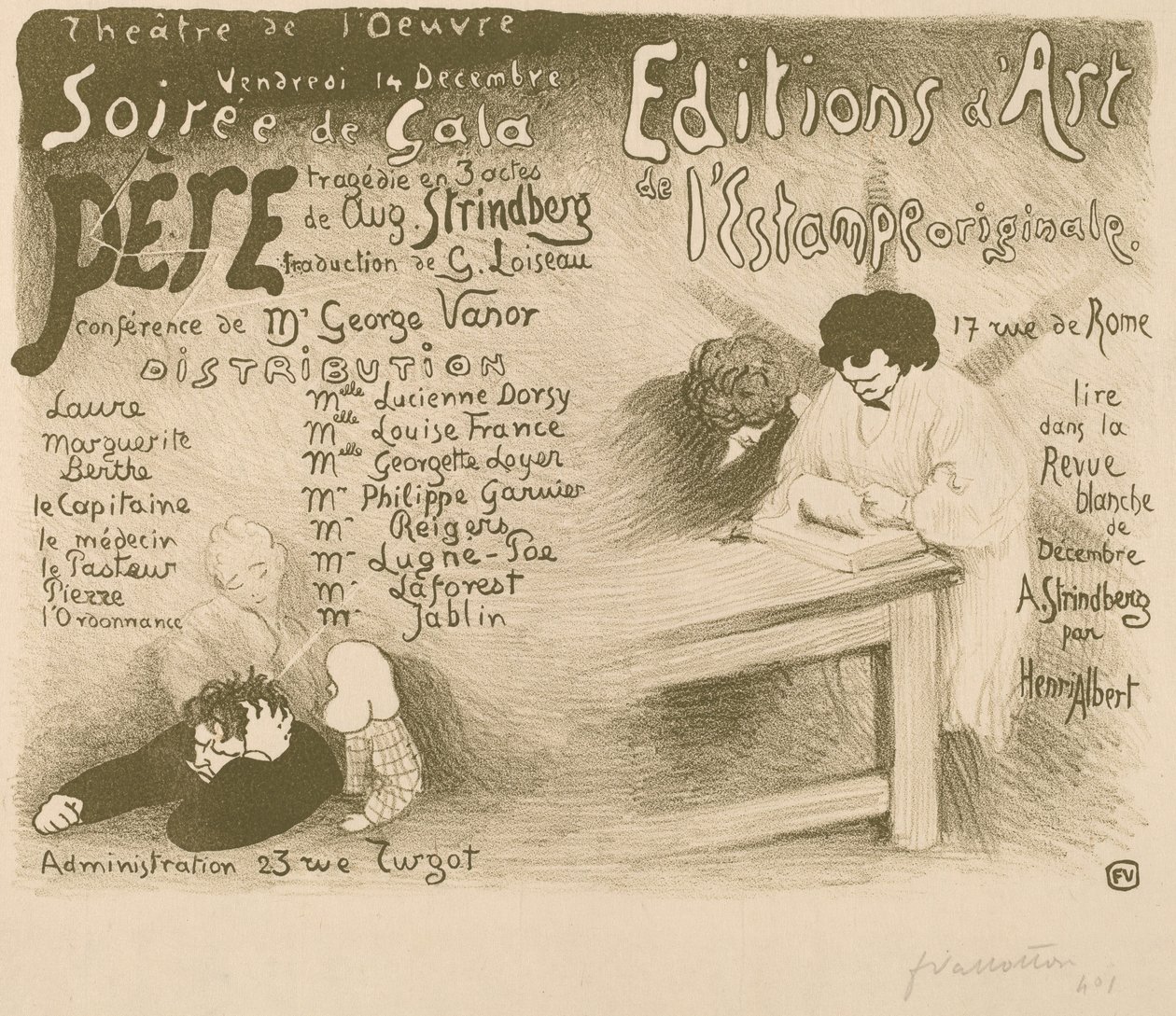 Pappa av Félix Vallotton