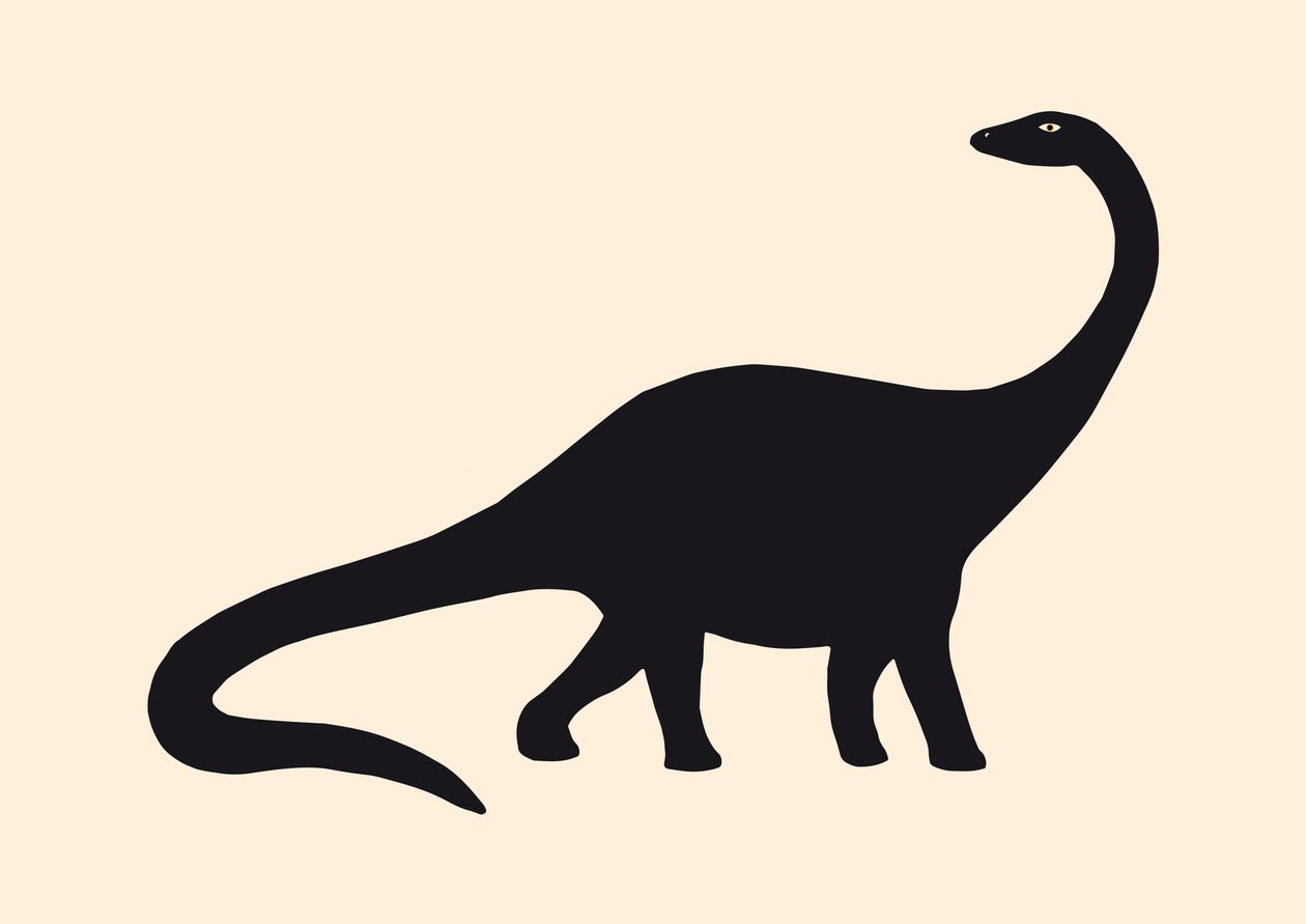 Diplodocus, 2020 (digitalt) av Florent Bodart