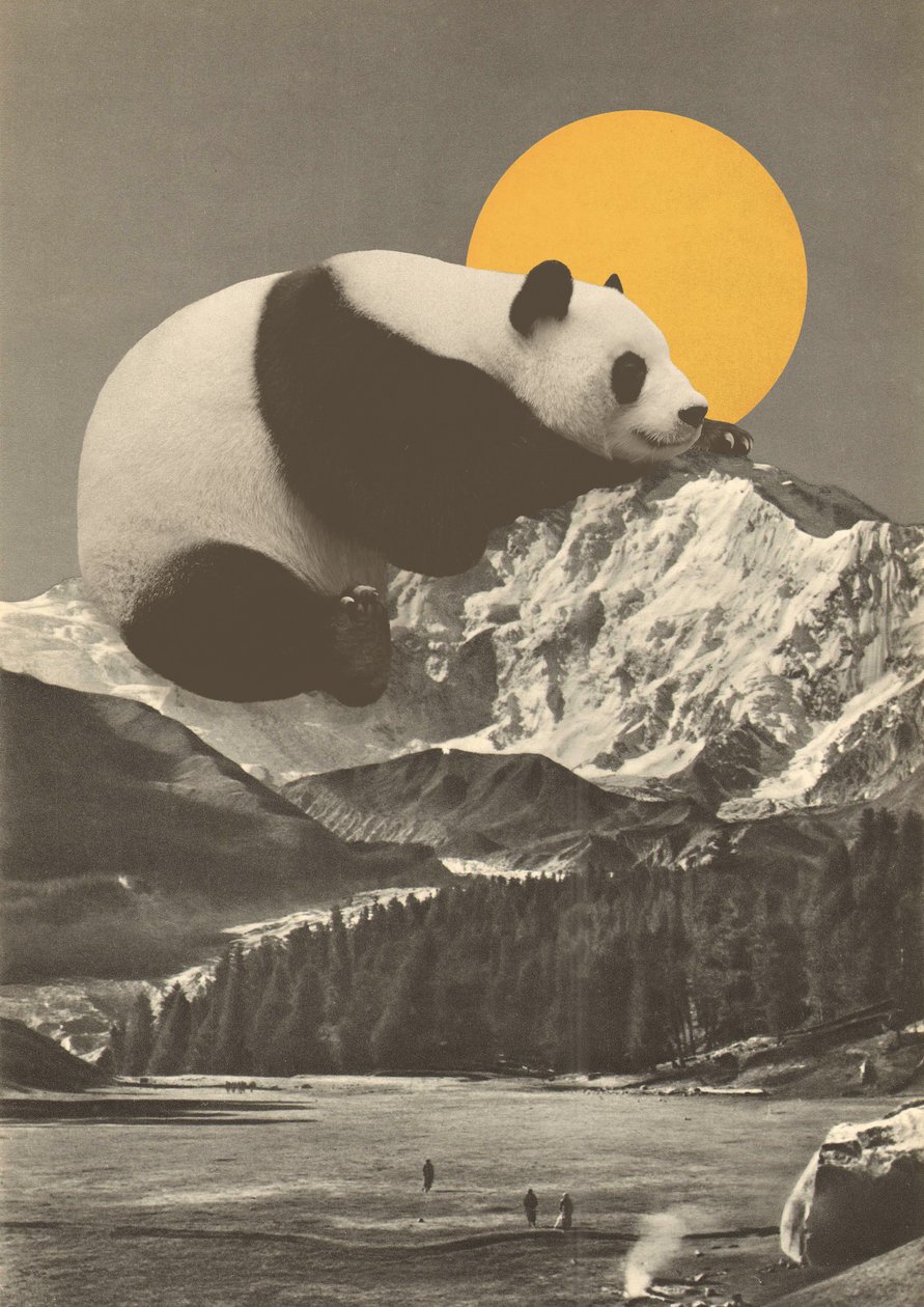 Pandas tupplur in i bergen av Florent Bodart