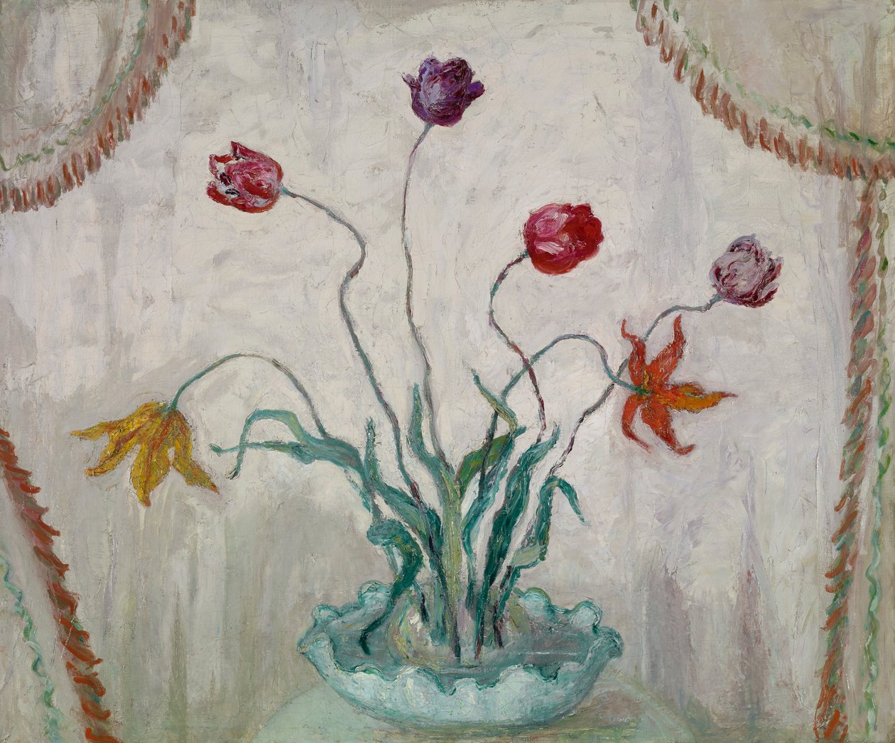 Skål med tulpaner av Florine Stettheimer