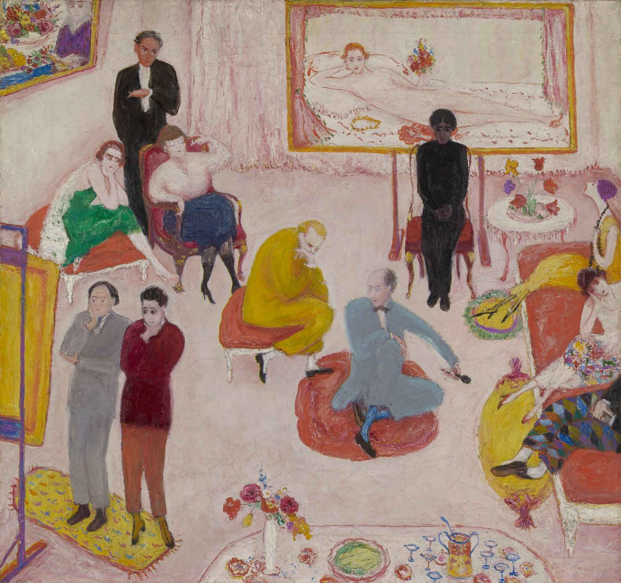 Studiofest (kväll) av Florine Stettheimer
