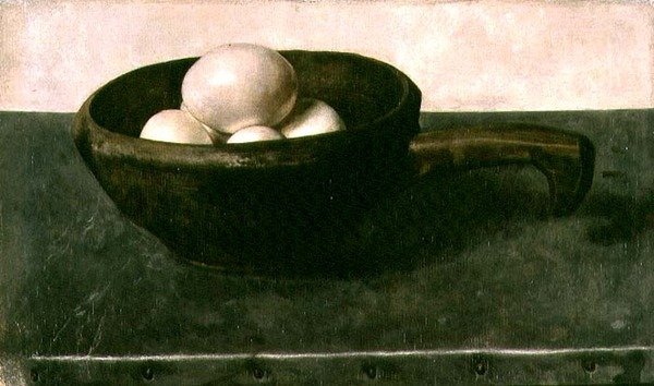 Skål med ägg av Floris Verster