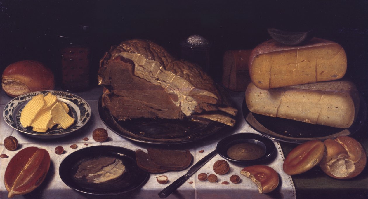 Frukost, 1615-1620 av Floris Gerritsz van Schooten