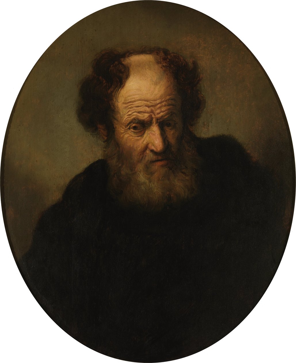 Old man av Follower of Rembrandt