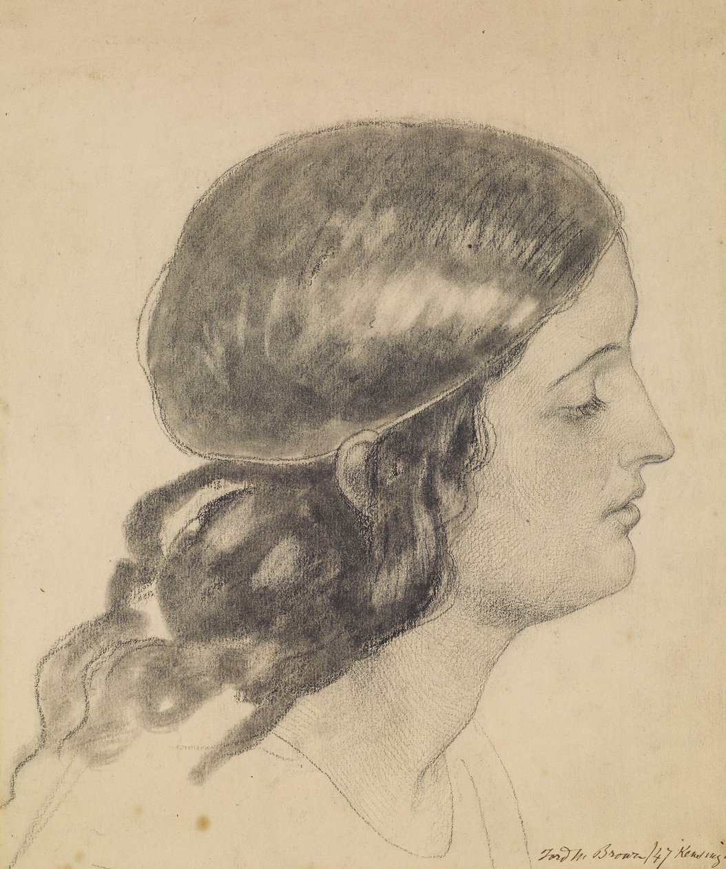 Vår lada på lördagskvällen av Ford Madox Brown