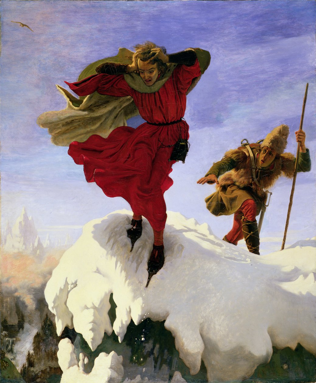 Manfred på Jungfrau av Ford Madox Brown