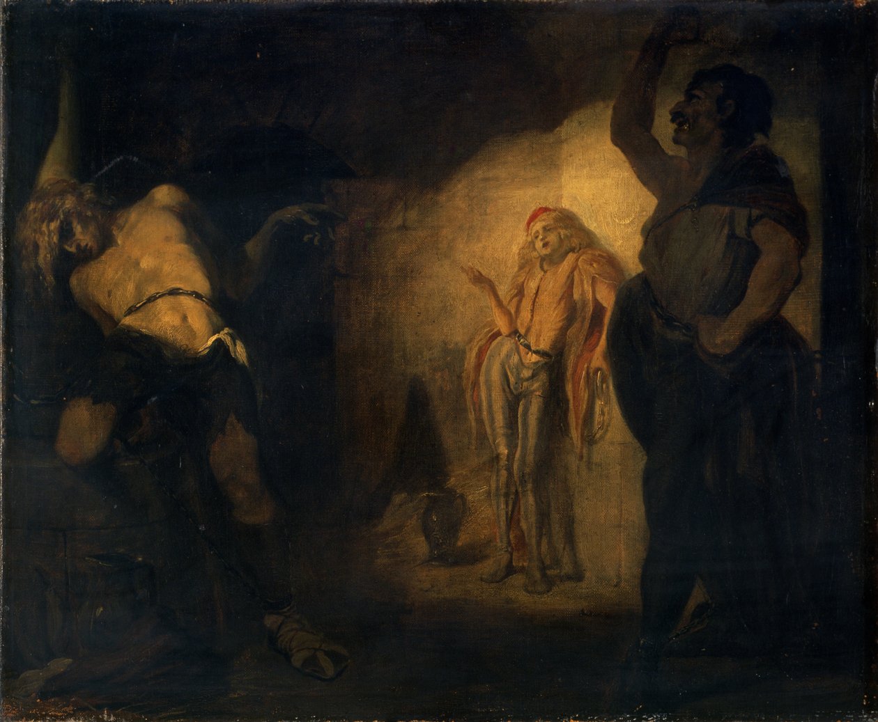 Fången från Chillon av Ford Madox Brown