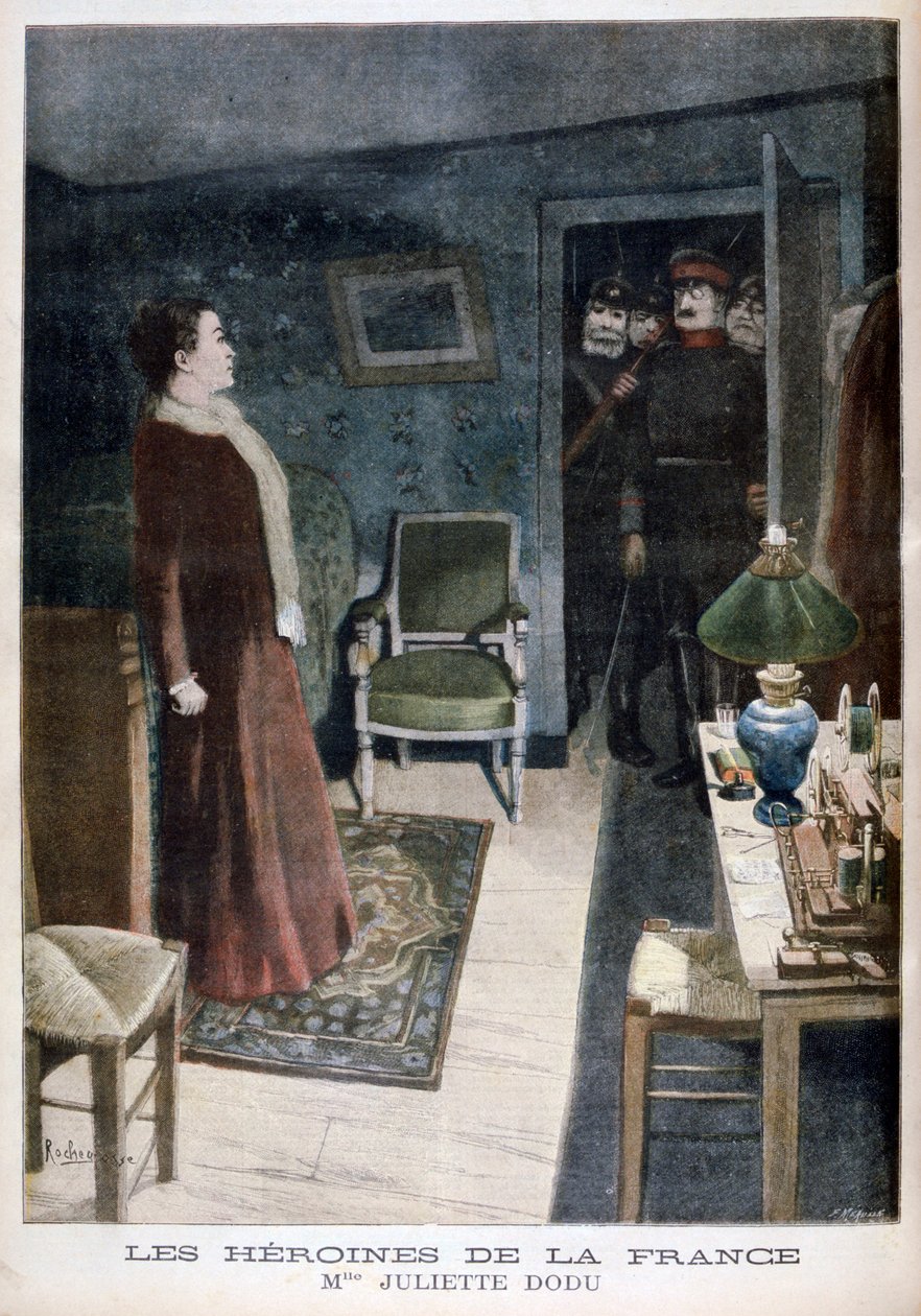 Juliette Dodu, heroin från Frankrike, 1896. av Fortuné Méaulle