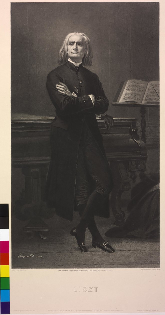 Franz Liszt av Fortune Joseph Seraphin Layraud