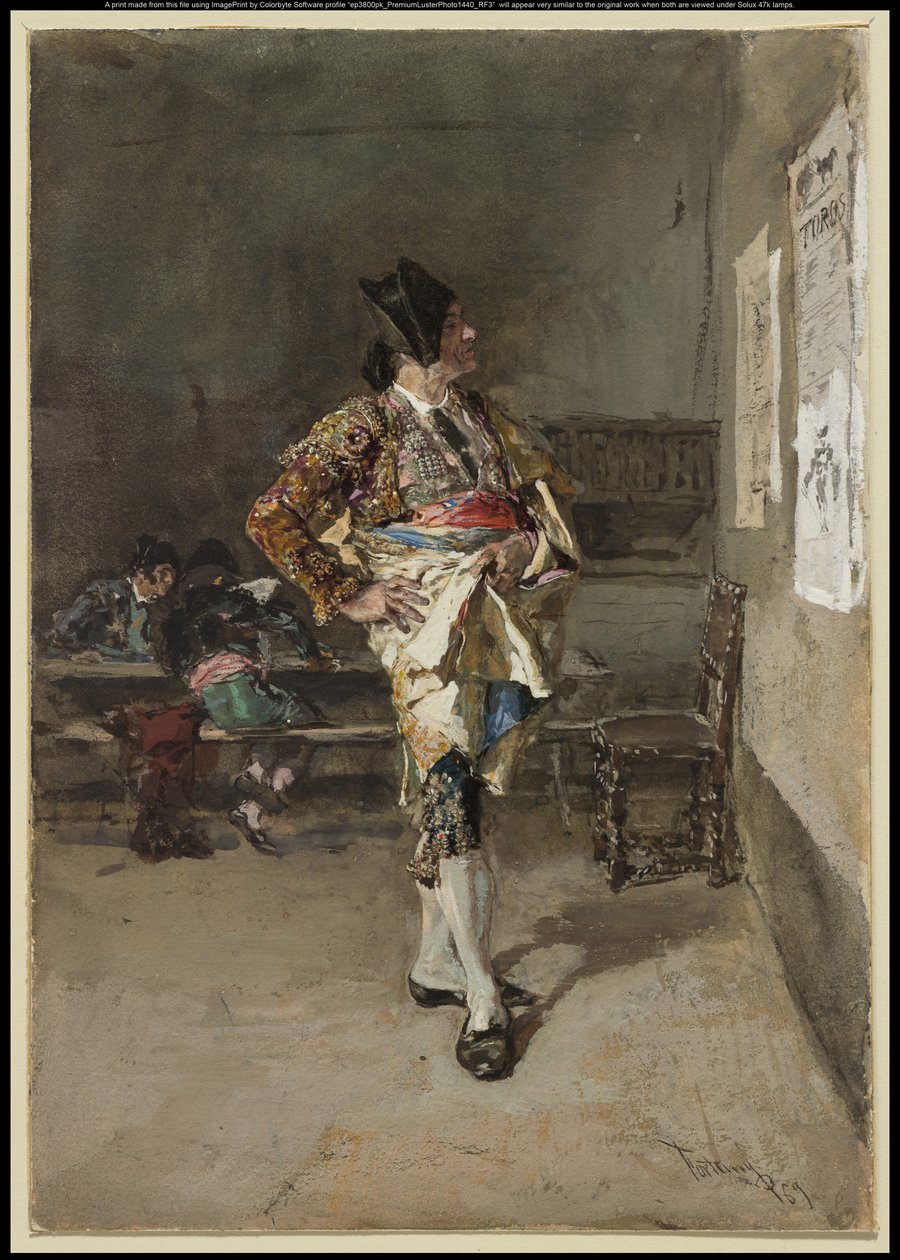 Tjurfäktare, 1869 av Fortuny y Carbó