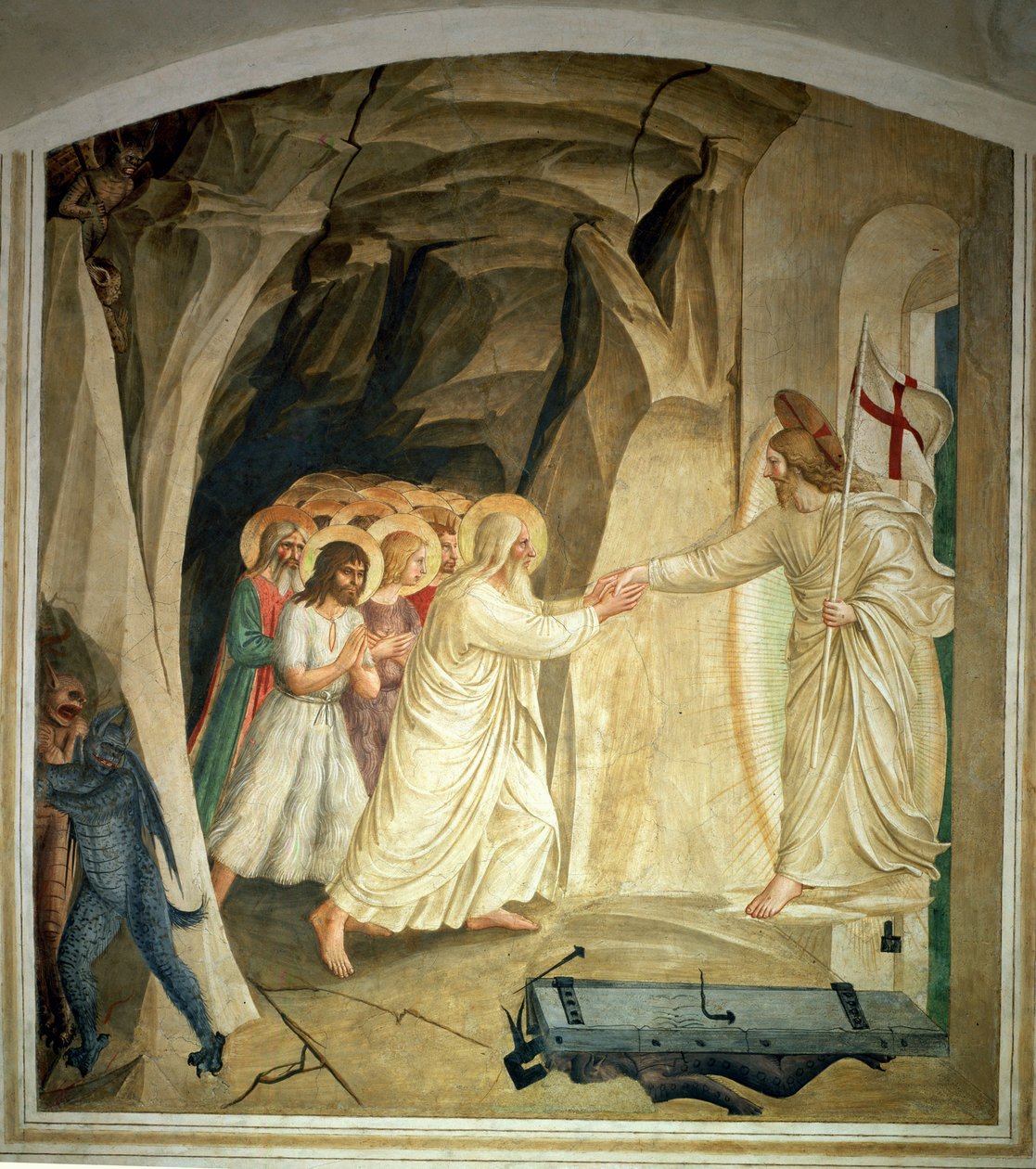 Nedstigningen till Limbo, 1442 av Fra Angelico