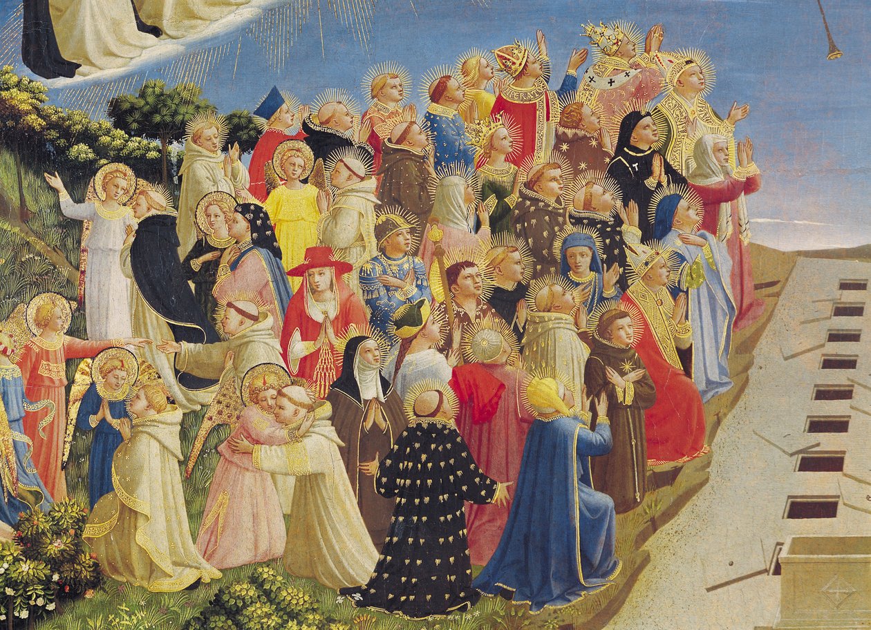 The Last Judgment (tempera på panel) (detalj) av Fra Angelico