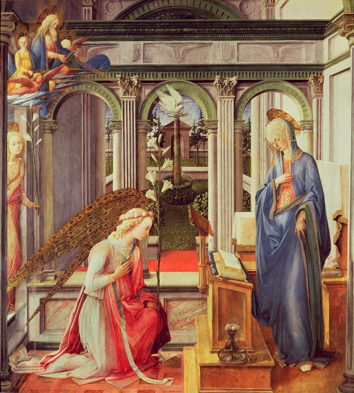 Bebådelsen av Fra Filippo Lippi