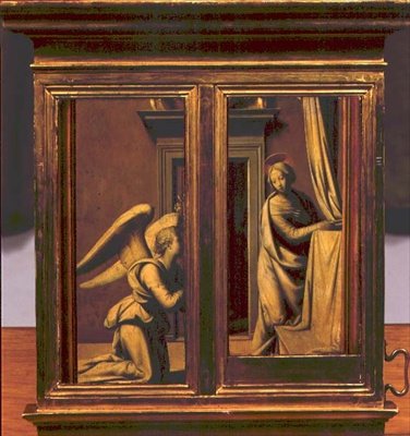 Annunciation, c.1495 (olja på panel) av Fra Bartolomeo