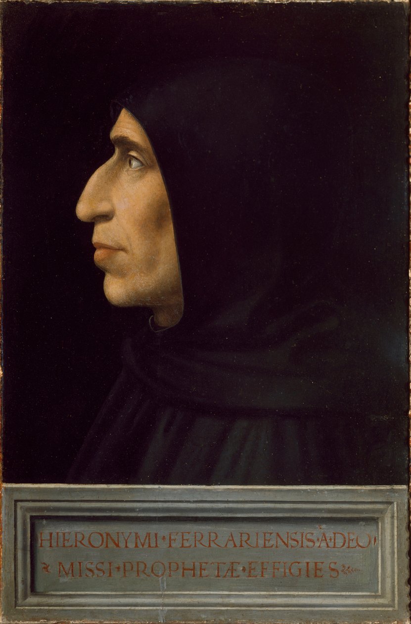 Porträtt av Girolamo Savonarola av Fra Bartolomeo