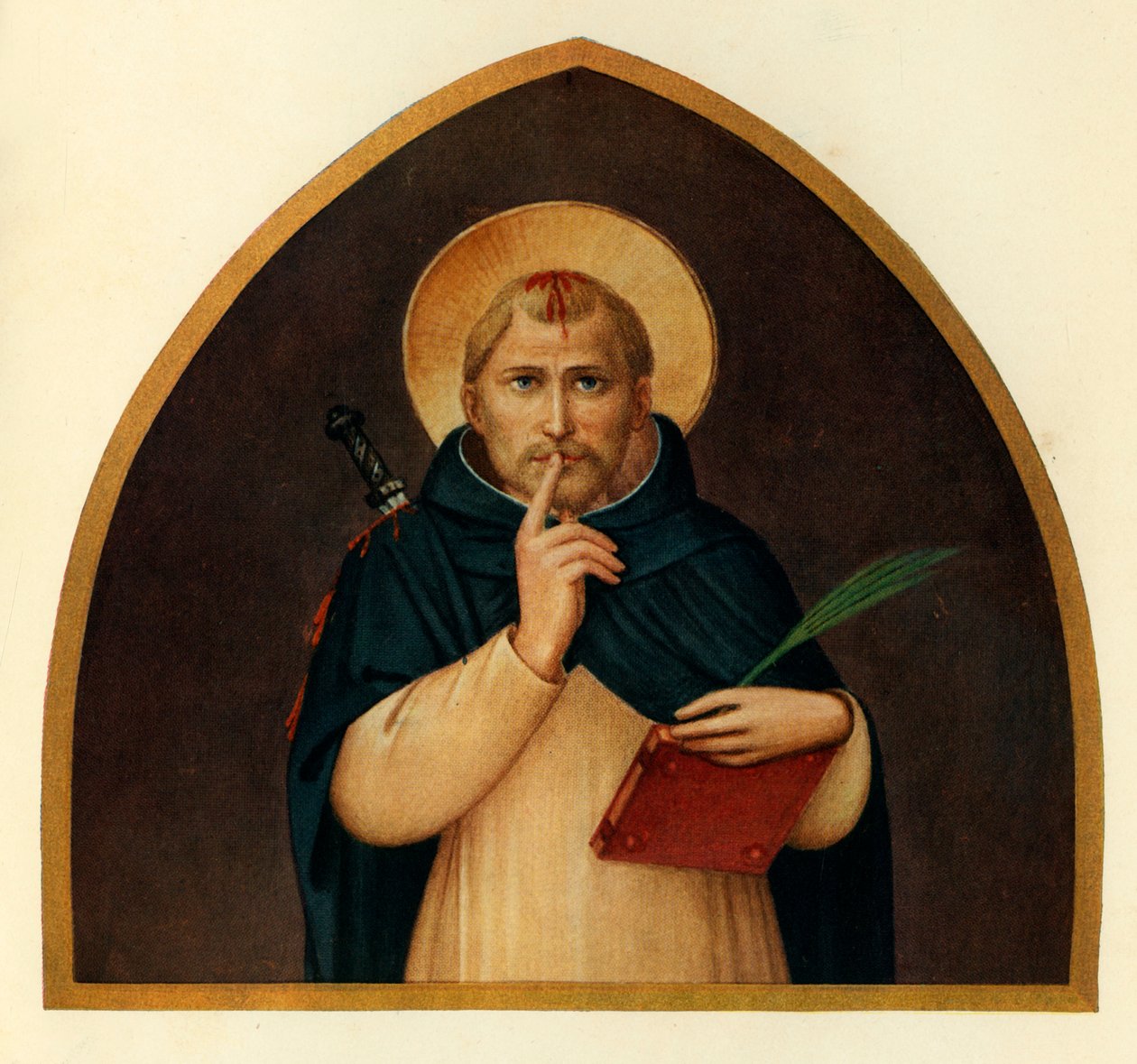 Sankt Peter martyren, 1400-talet, c1909 av Fra Angelico