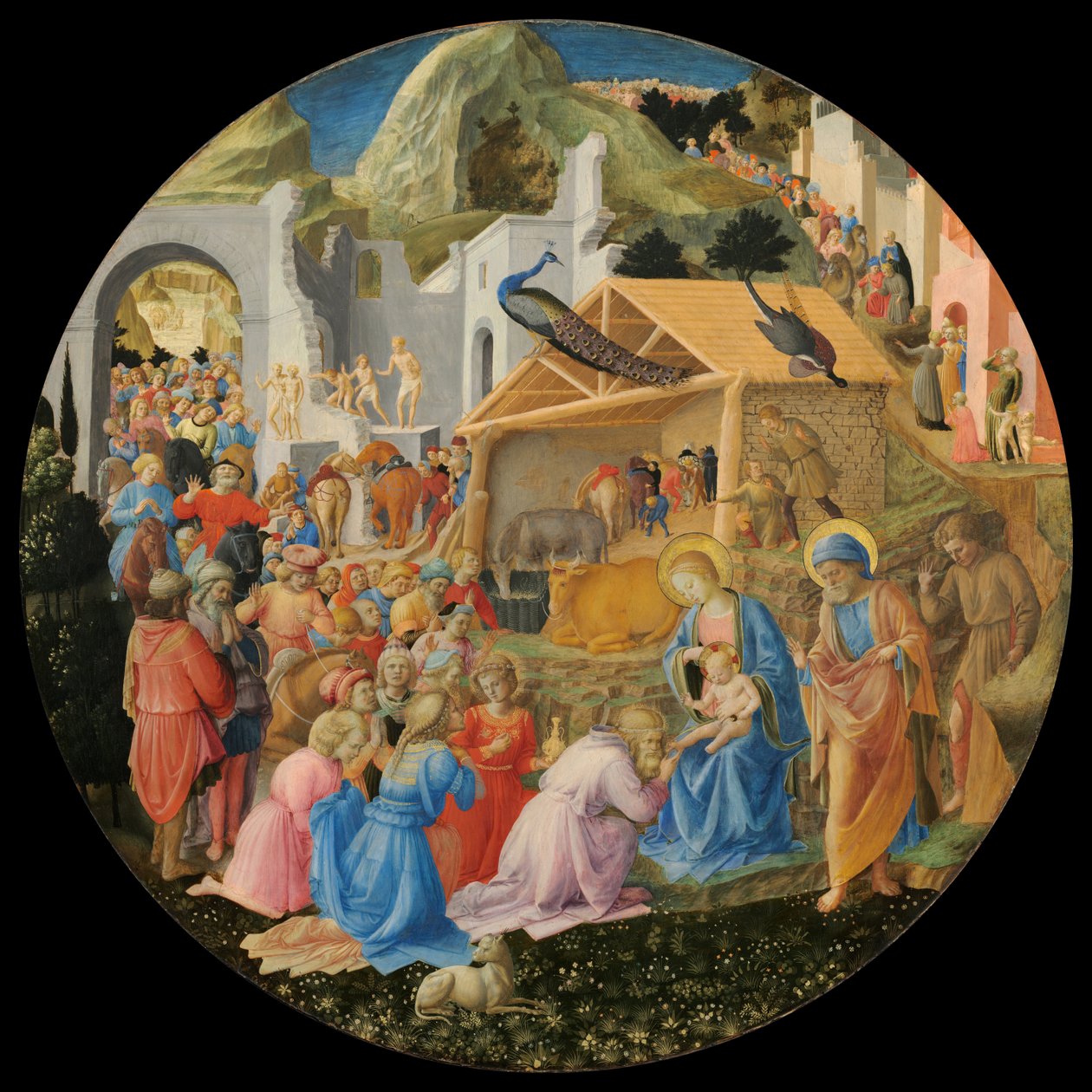Tillbedjan av Magi av Fra Angelico