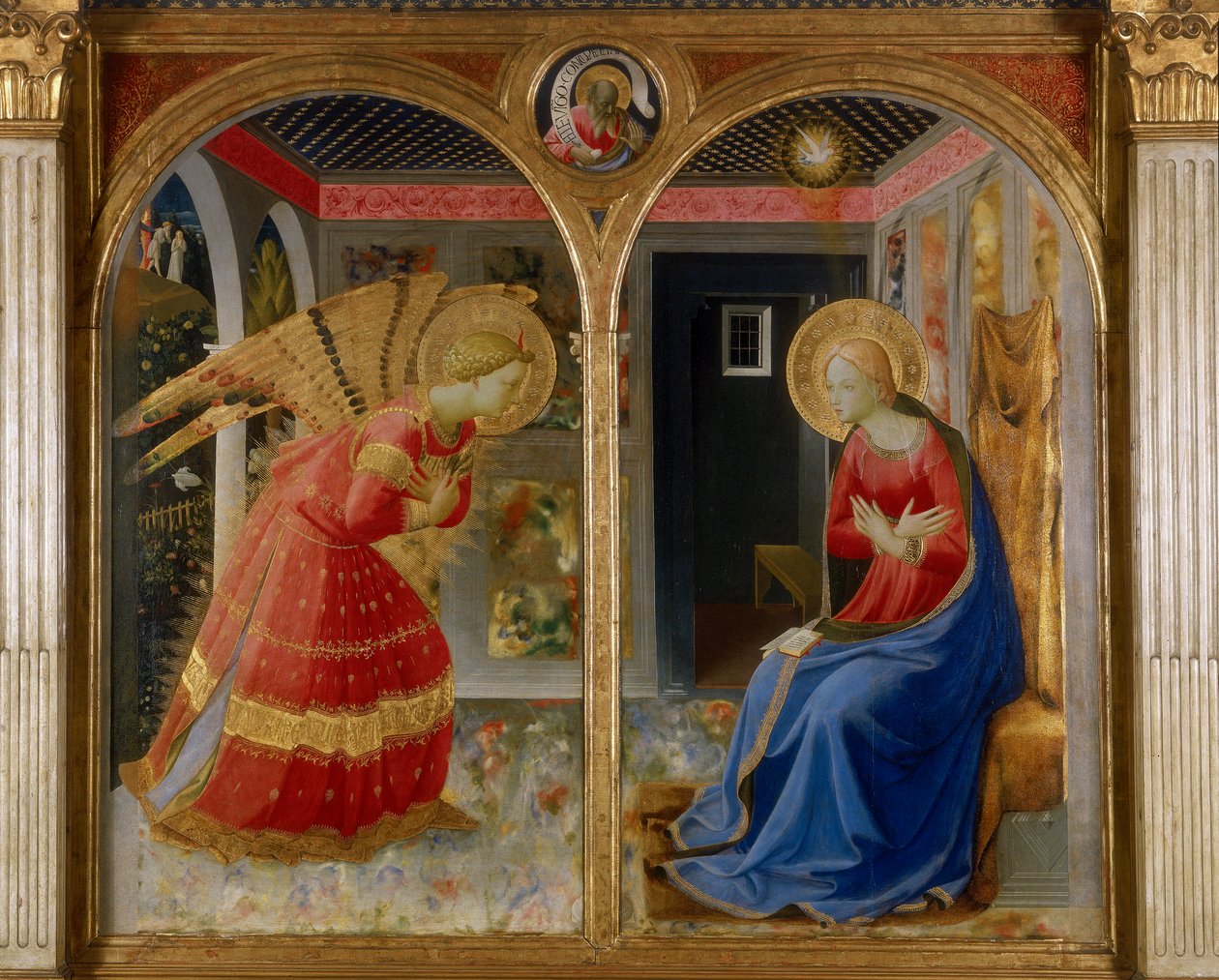 The Annunciation, c.1432 (tempera på panel) av Fra Angelico