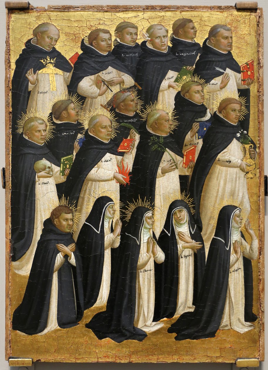 Dominikanerna Välsignade av Fra Angelico