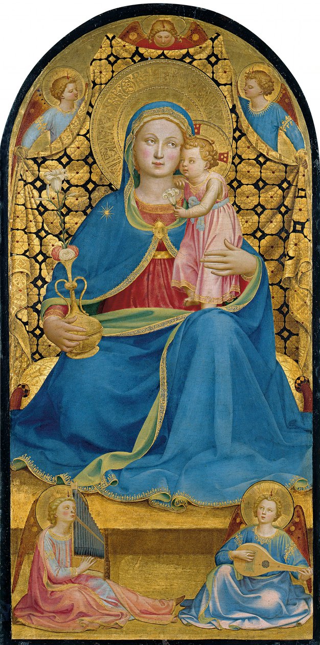 Jungfru av ödmjukhet av Fra Angelico