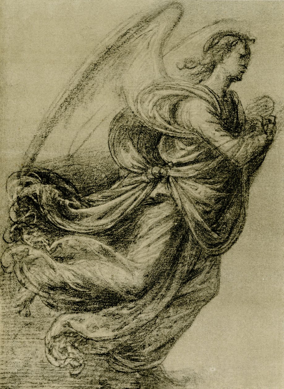 Ängelstudie av Fra Bartolomeo