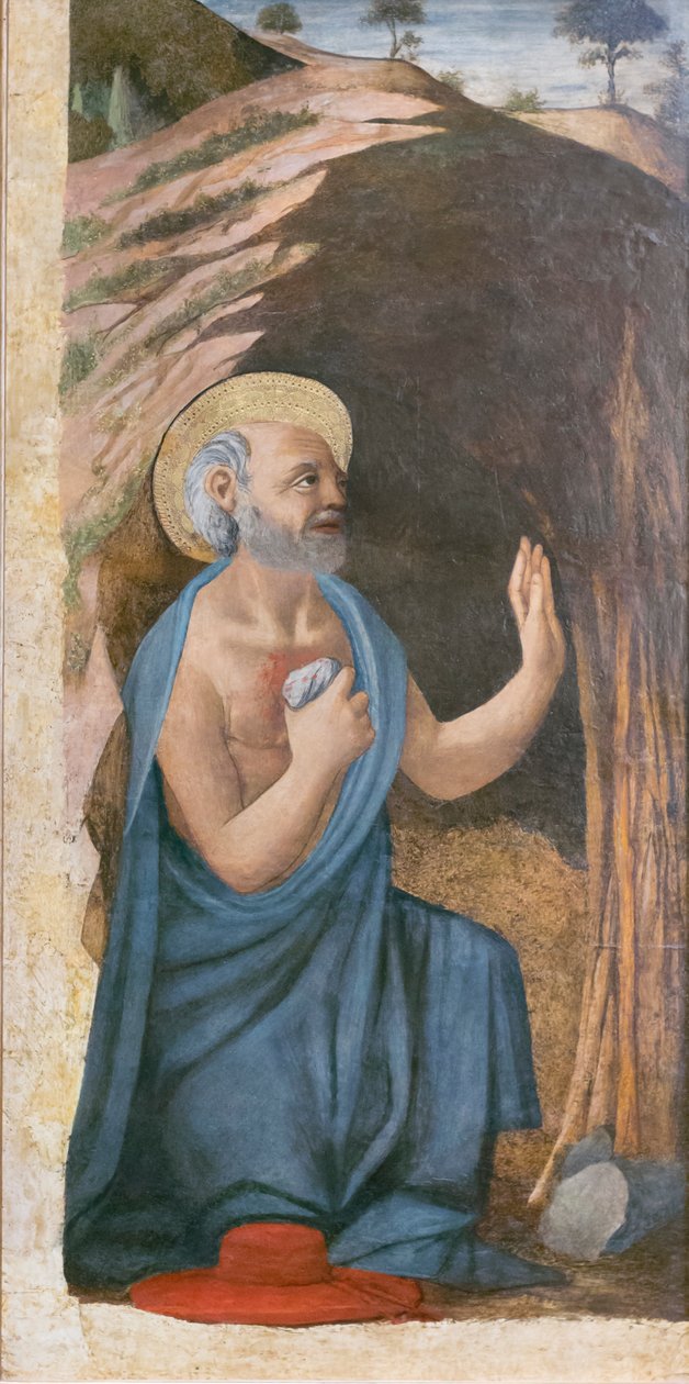 Den botfärdige St Jerome av Fra Diamante