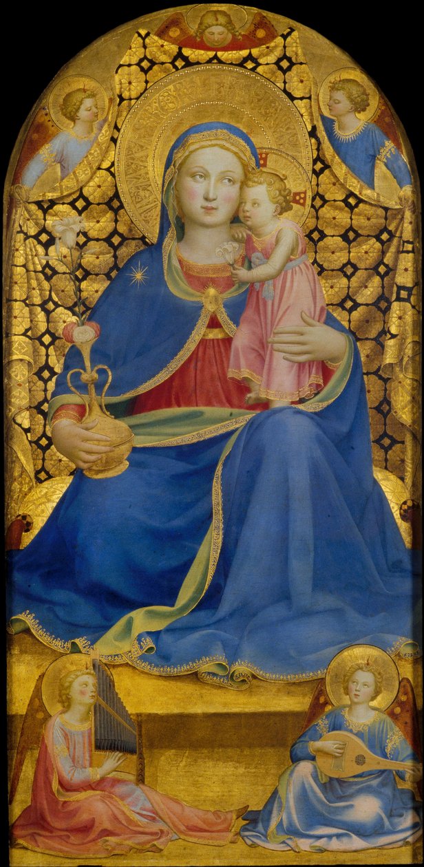 Ödmjukhetens jungfru av Fra Giovanni Angelico da Fiesole