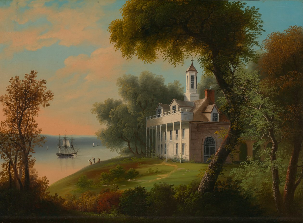 Mount Vernon, ca. 1850. av Frances Mary Bellows
