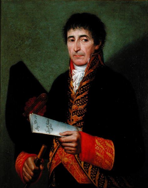 Porträtt av Jose de Ansa av Francesc Rodriguez Pusat