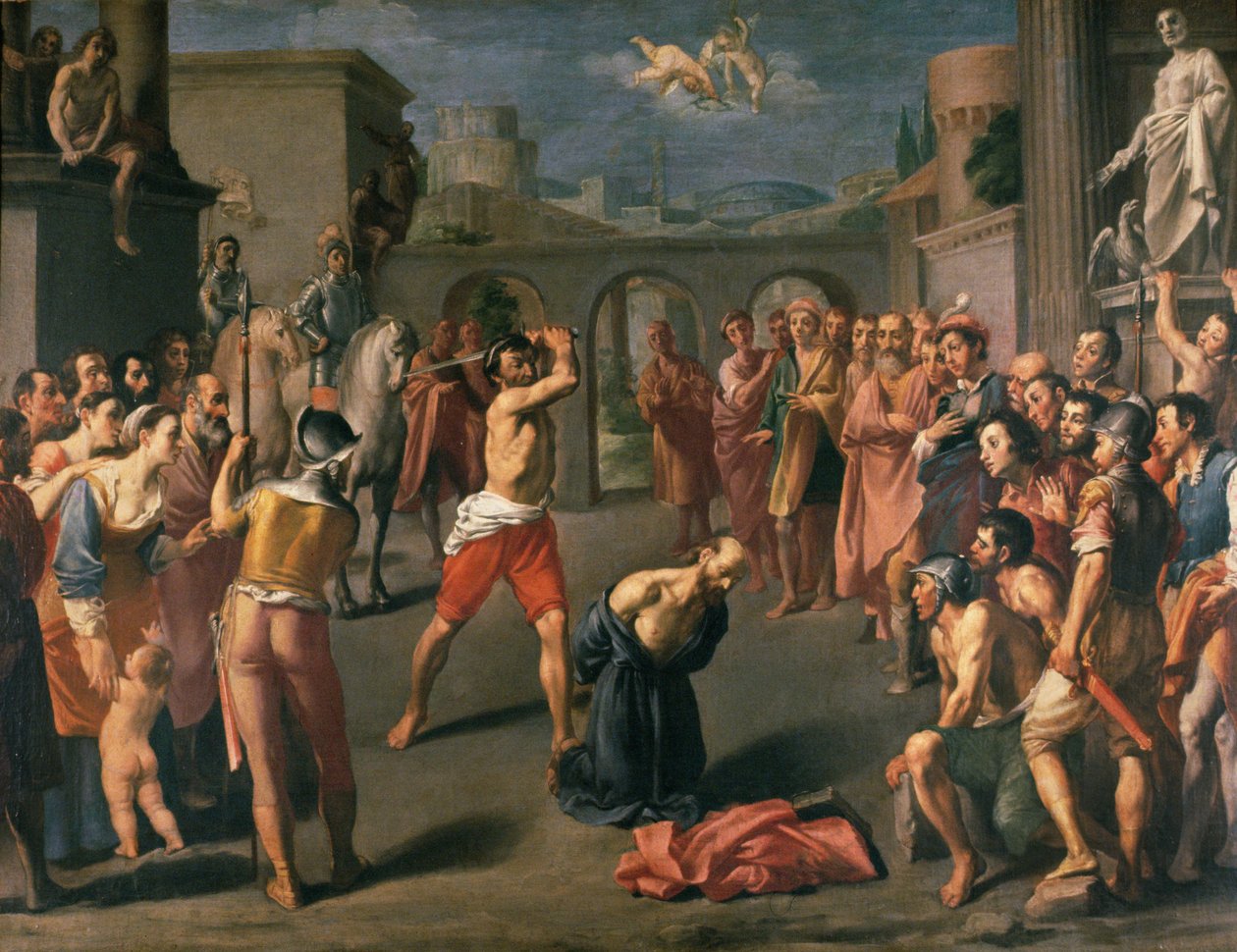 St.Paulsweds martyrium av Franceschino Carracci