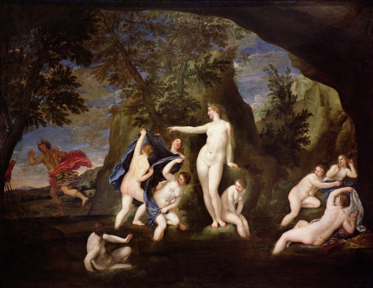 Diana och Actaeon av Francesco Albani