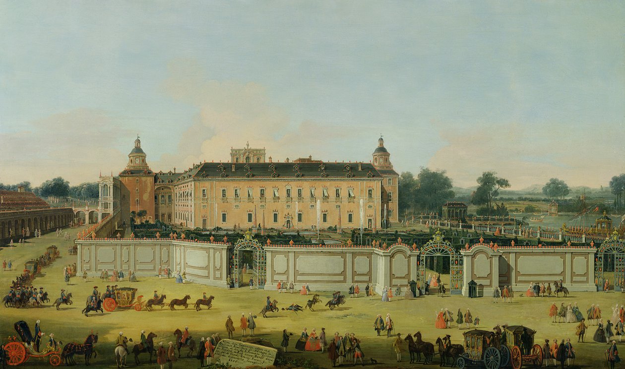 Aranjuez-palatset, 1756 av Francesco Battaglioli