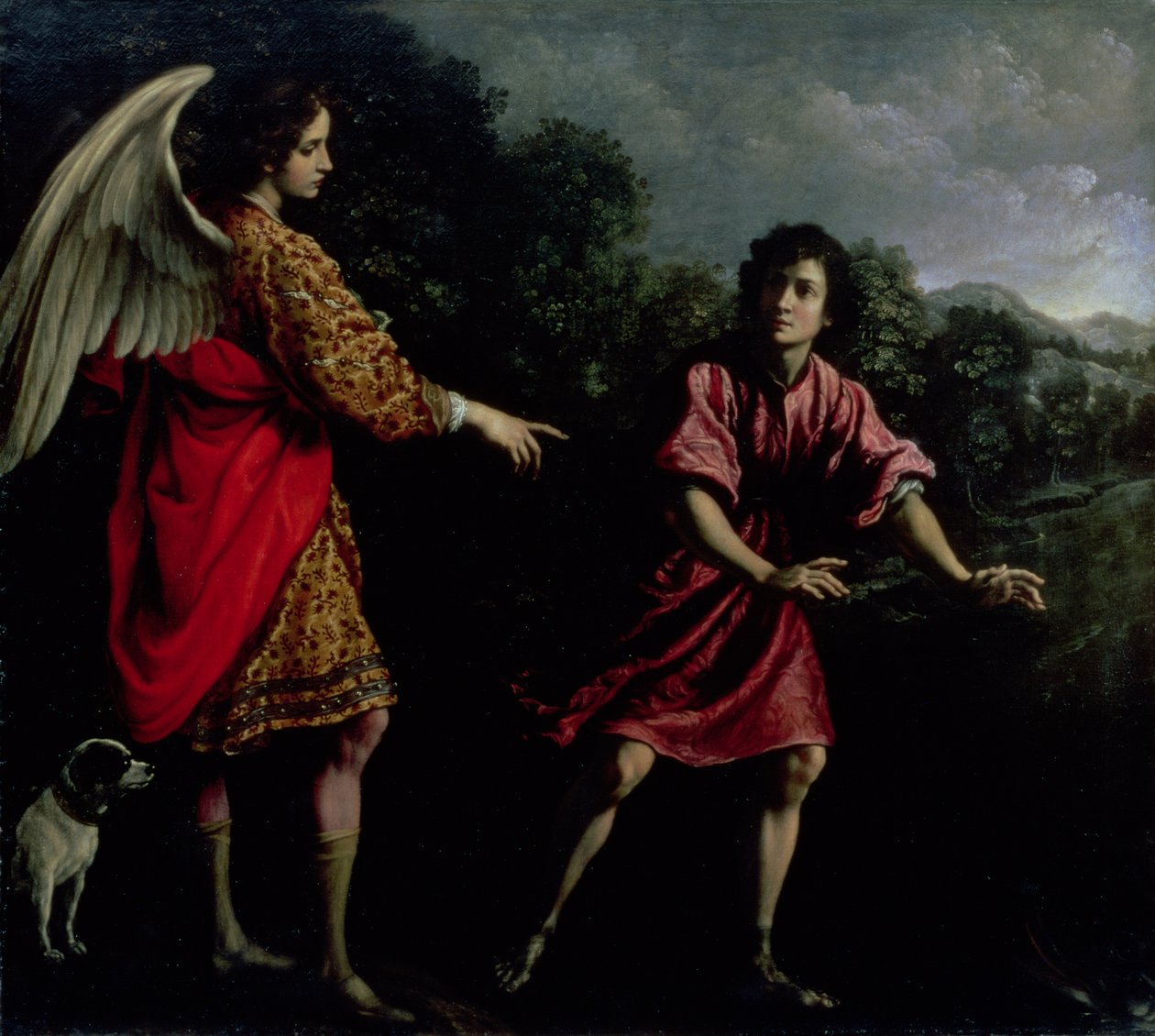 Tobias och ängeln av Francesco Corradi