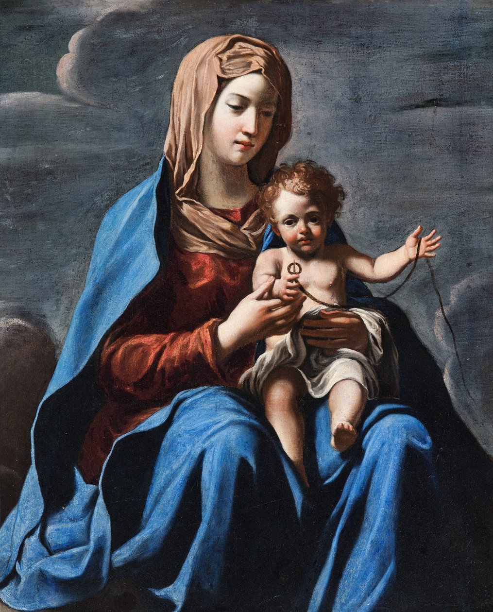 Madonna och barn av Francesco Cozza