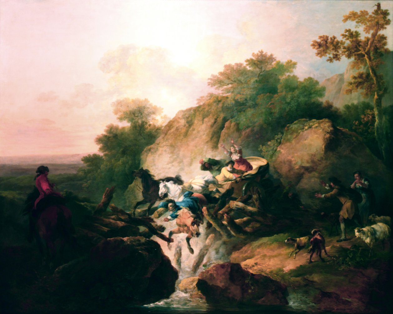 Rupture d un pont av Francesco Giuseppe Casanova