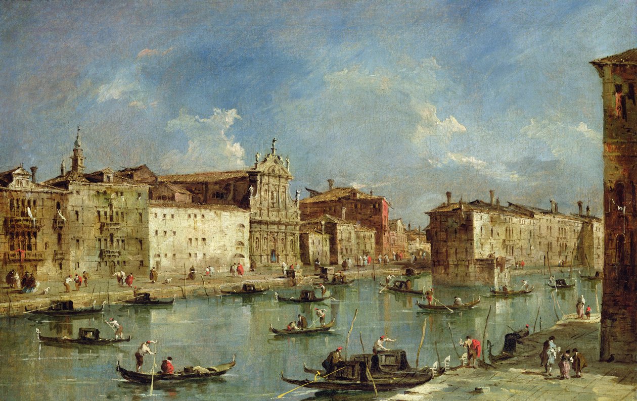 Canal Grande av Francesco Guardi