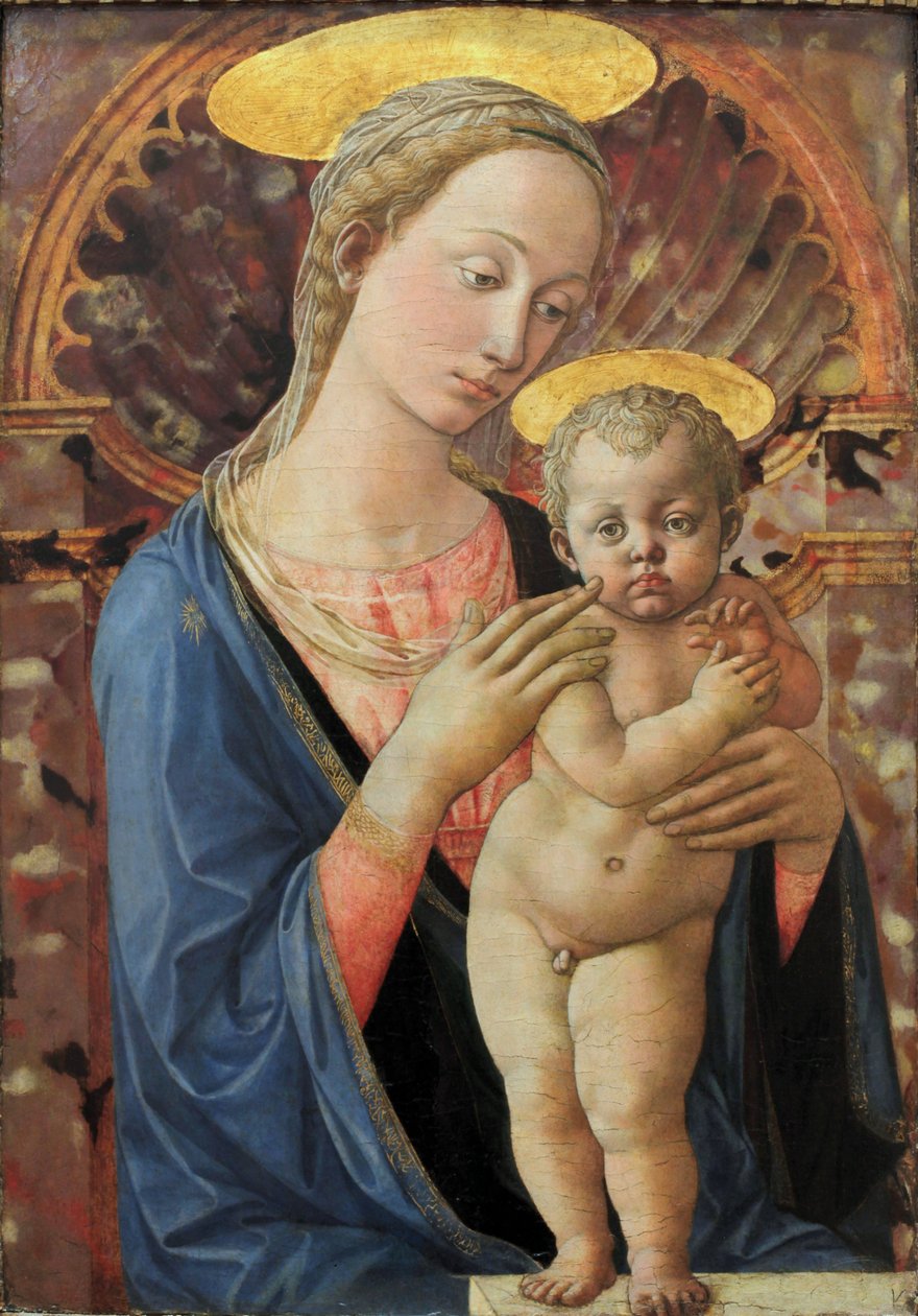 Virgin and Child av Francesco Pesellino