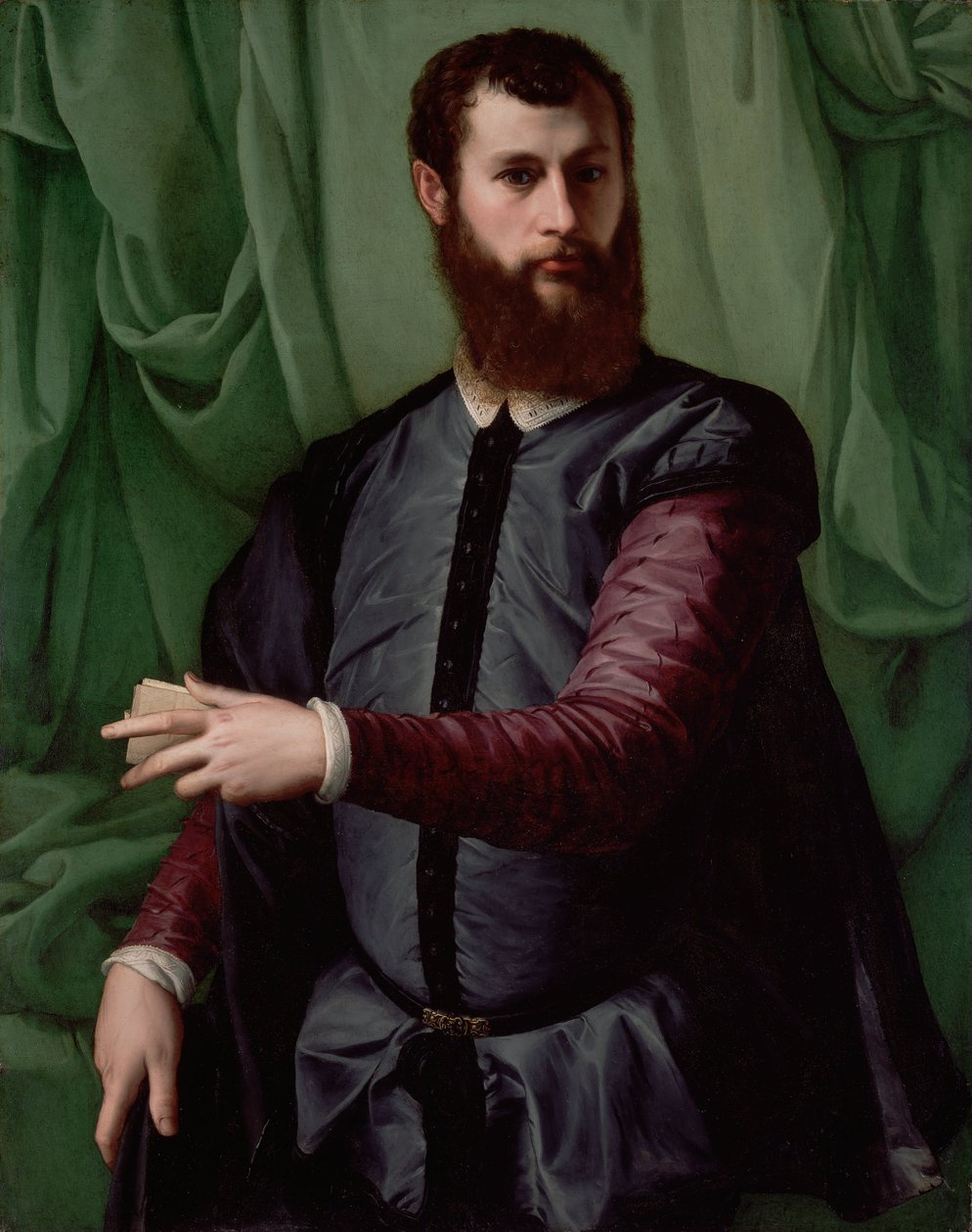 Porträtt av en man av Francesco de Rossi Salviati Cecchino