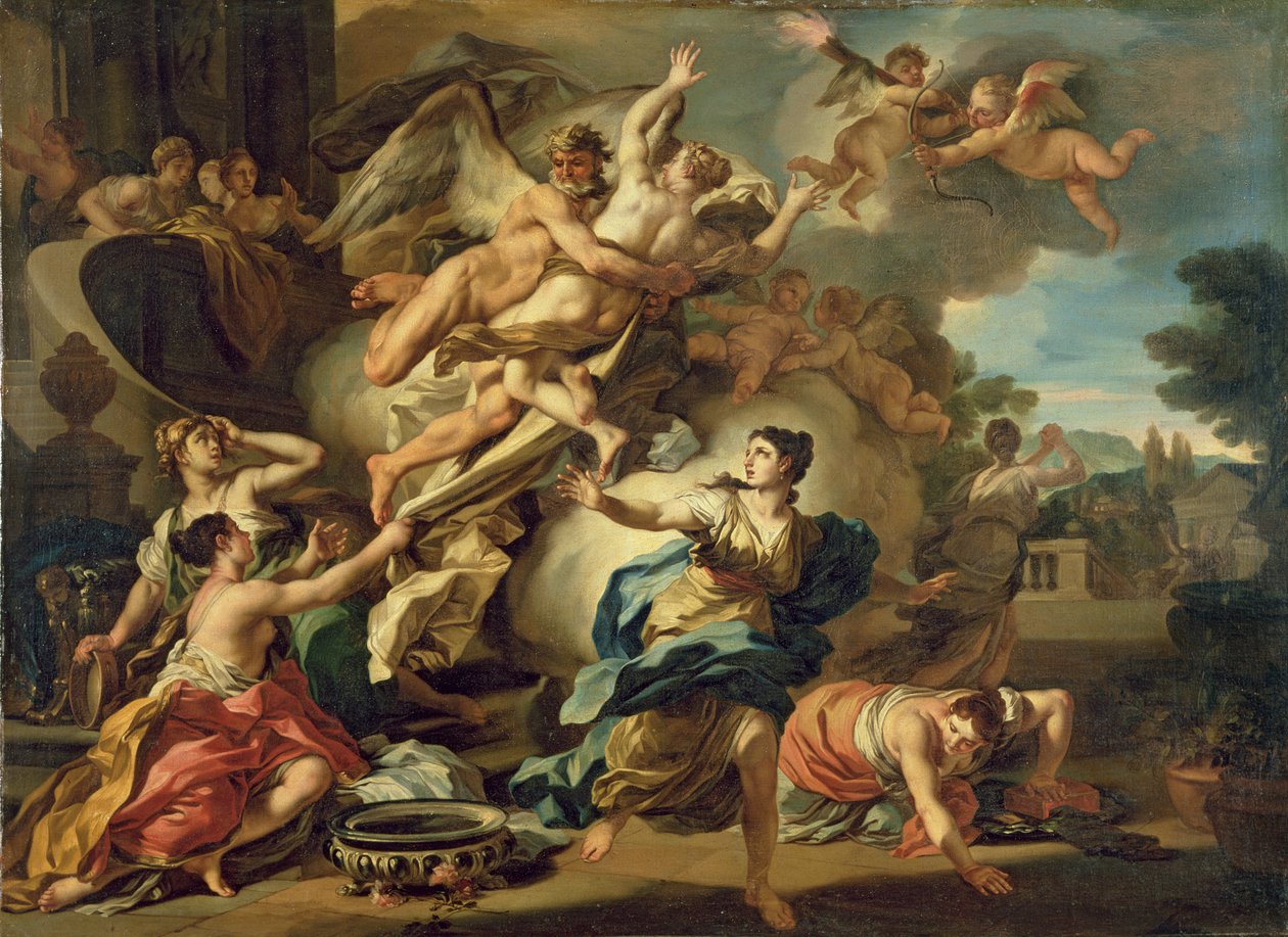 Bortförandet av Orithia av Francesco Solimena