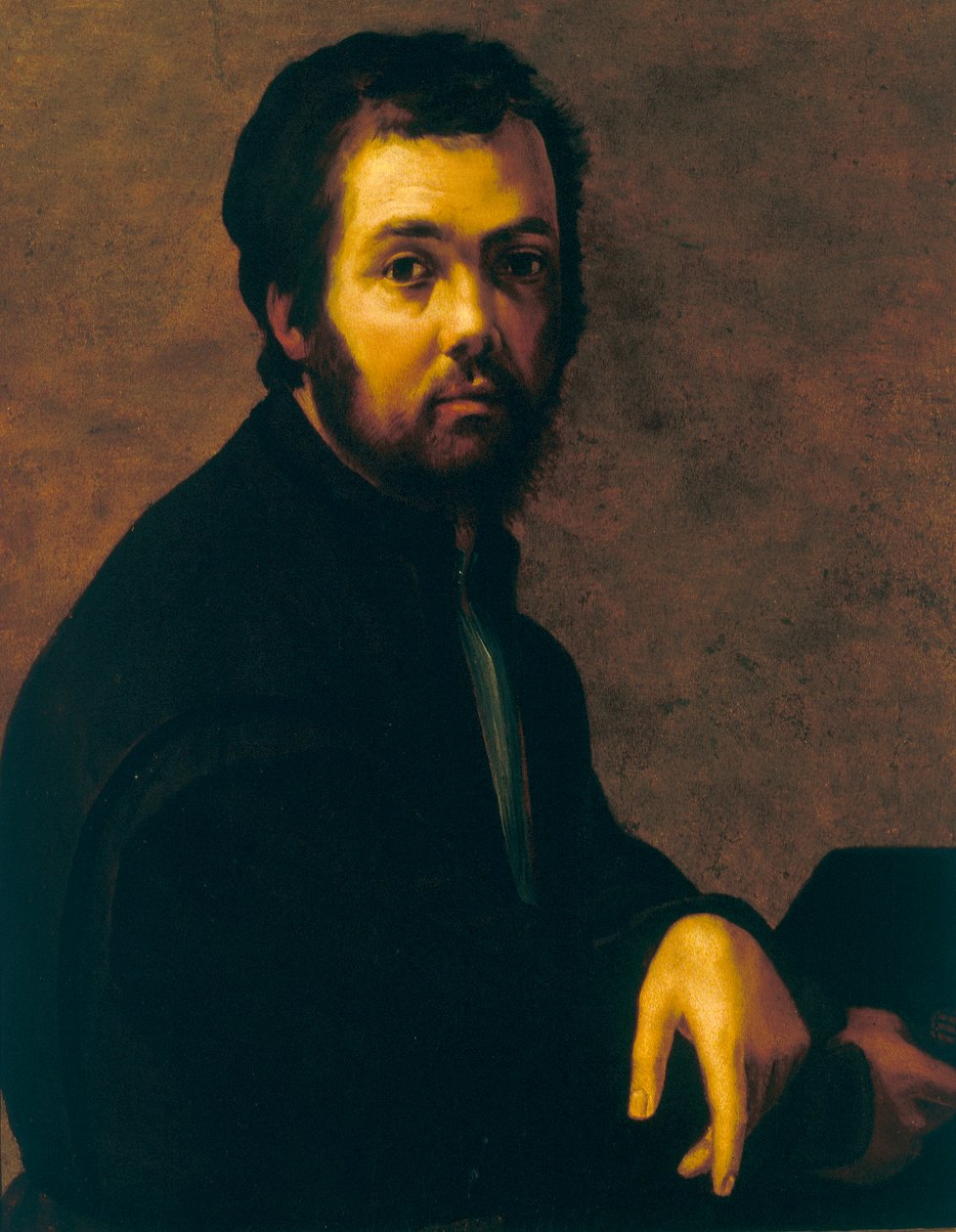 Porträtt av en man av Francesco de Rossi Salviati Cecchino