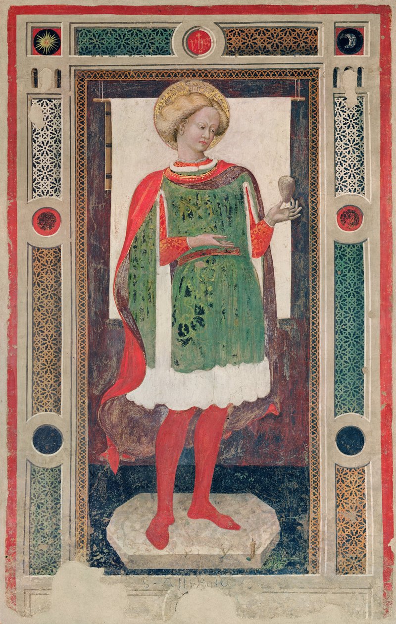 Sankt Ansanus av Francesco di Antonio di Bartolomeo