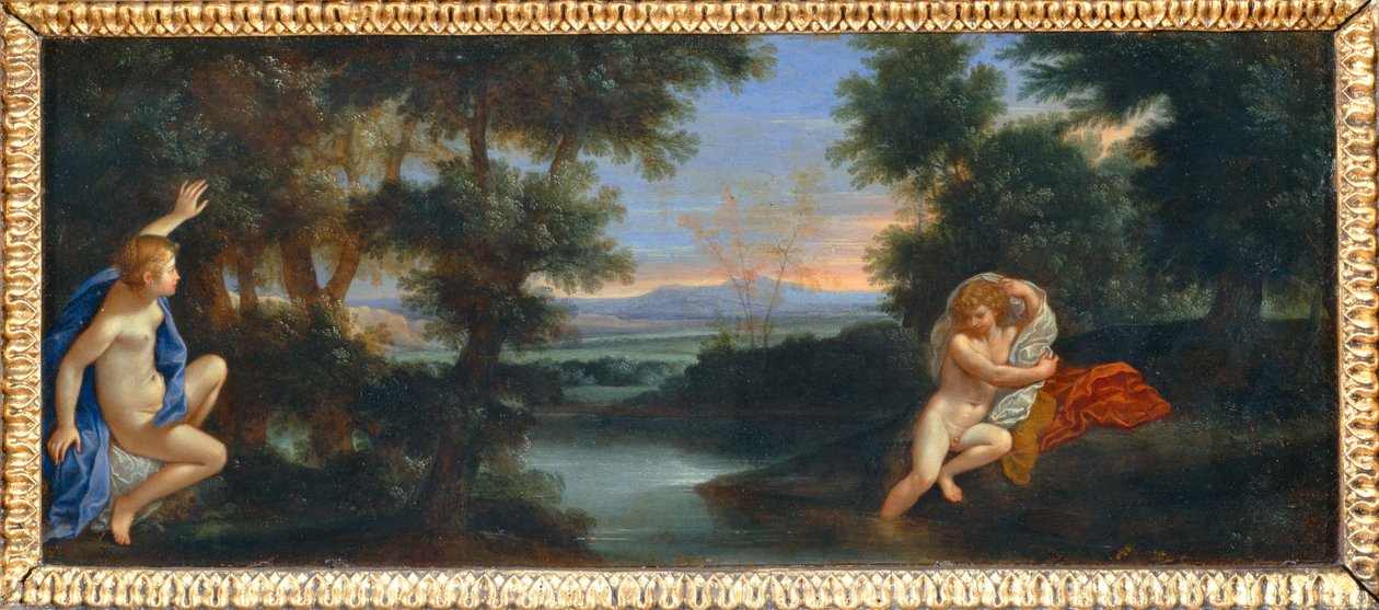 Salmacis et Hermaphrodite - Salmacis och Hermaphroditus ... av Francesco Albani