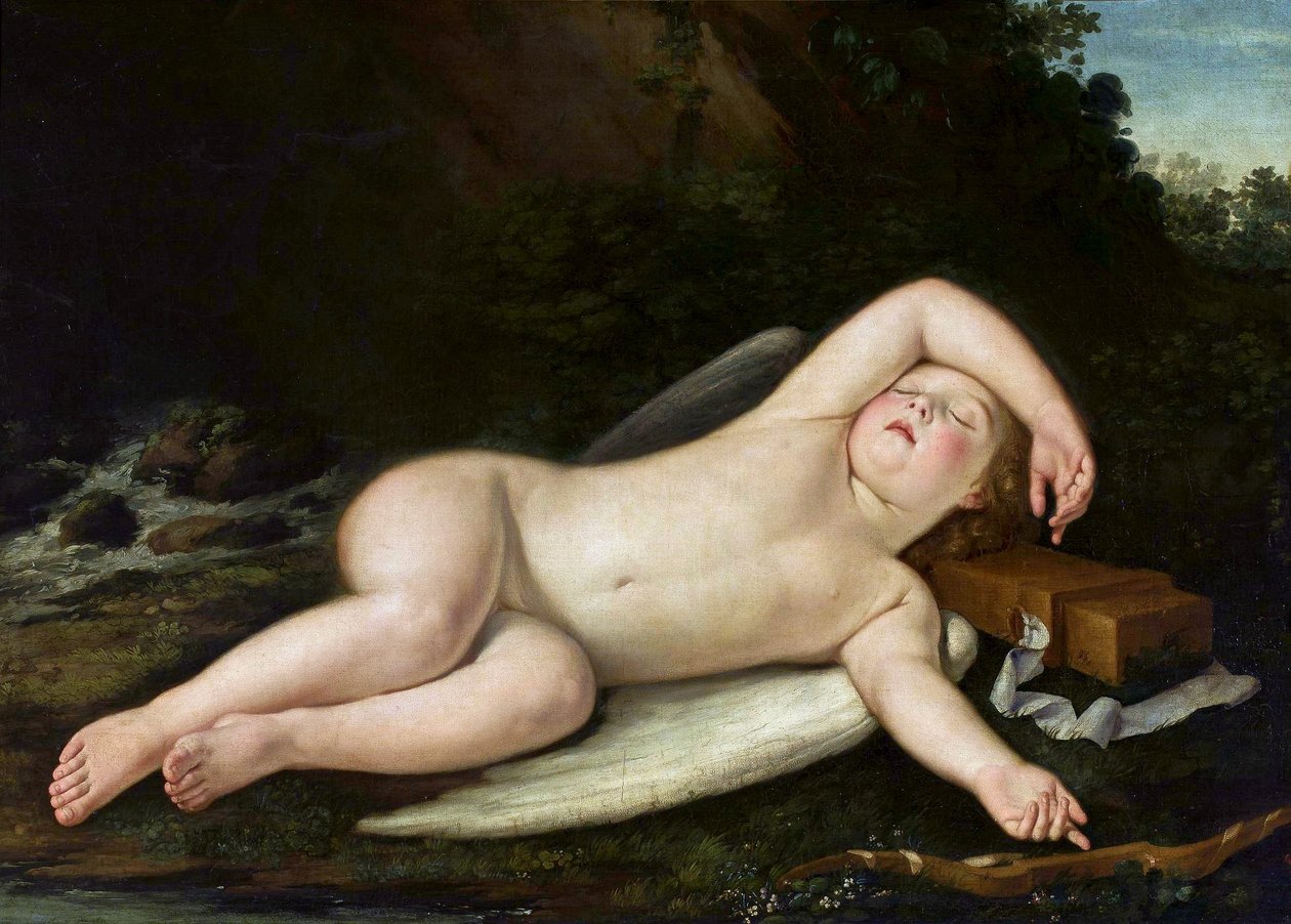 Sovande Eros av Francesco Albani