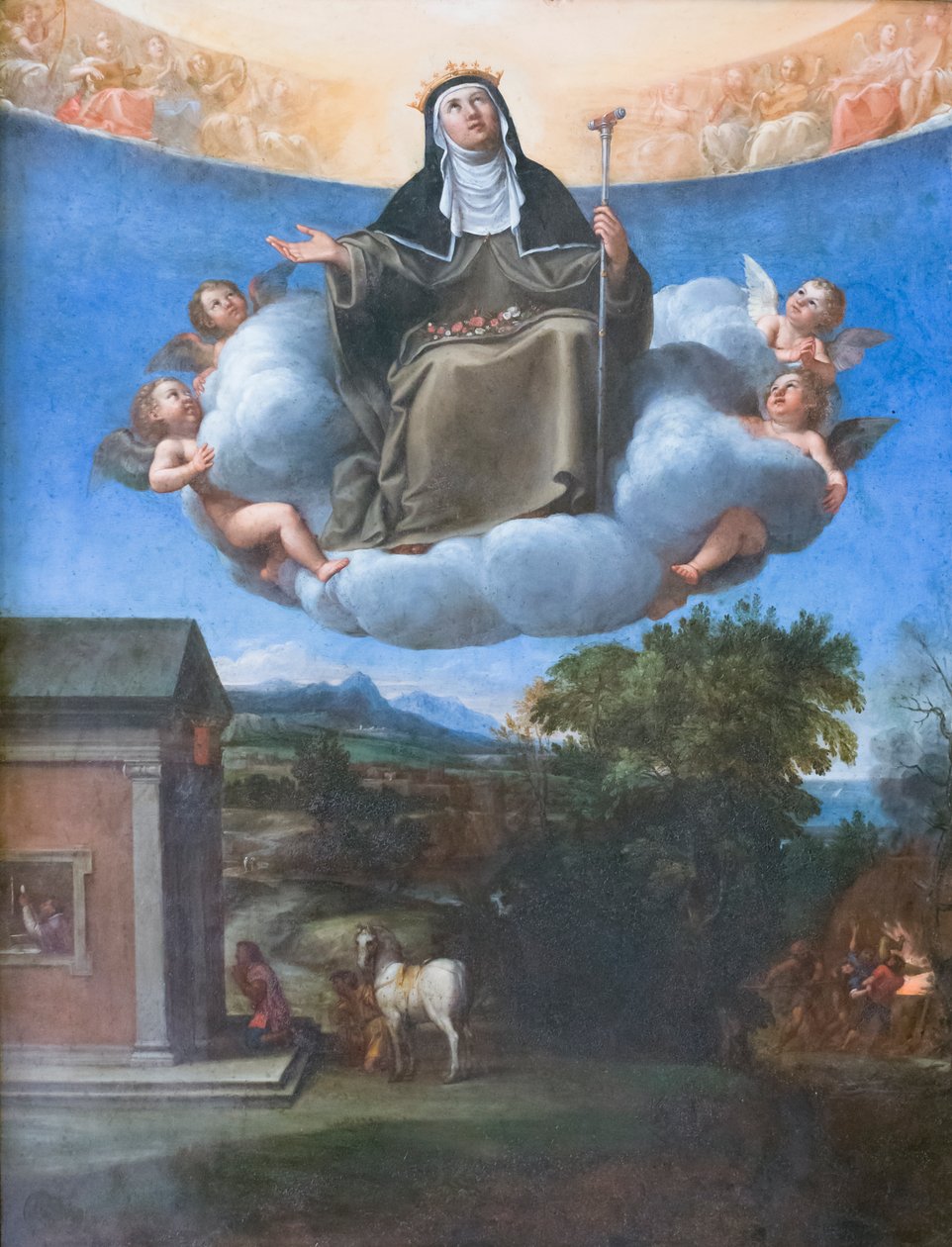 St Elizabeth i ära av Francesco Albani