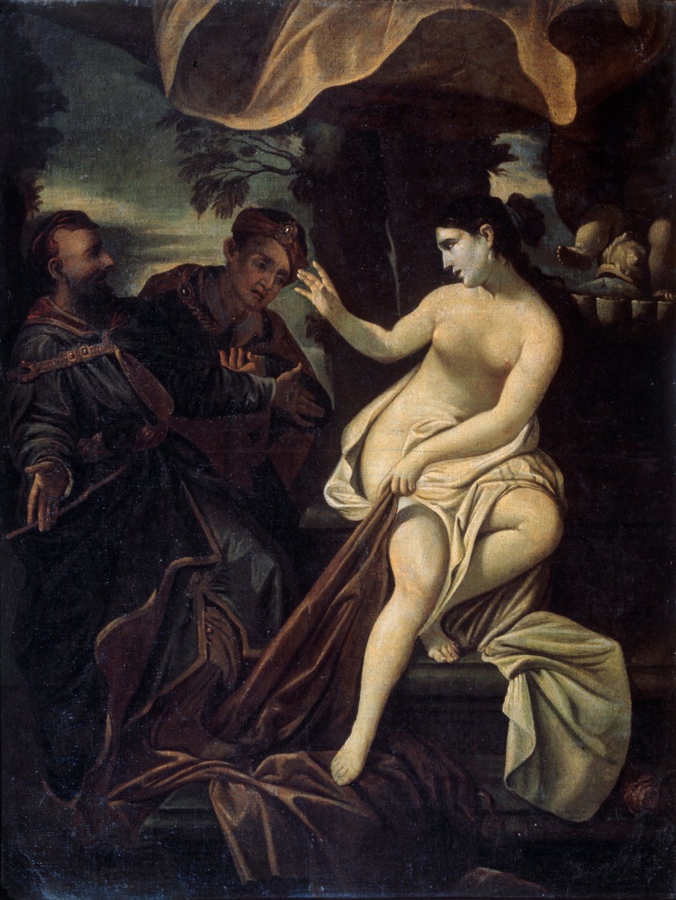 Susanna och de äldres. av Francesco Albani
