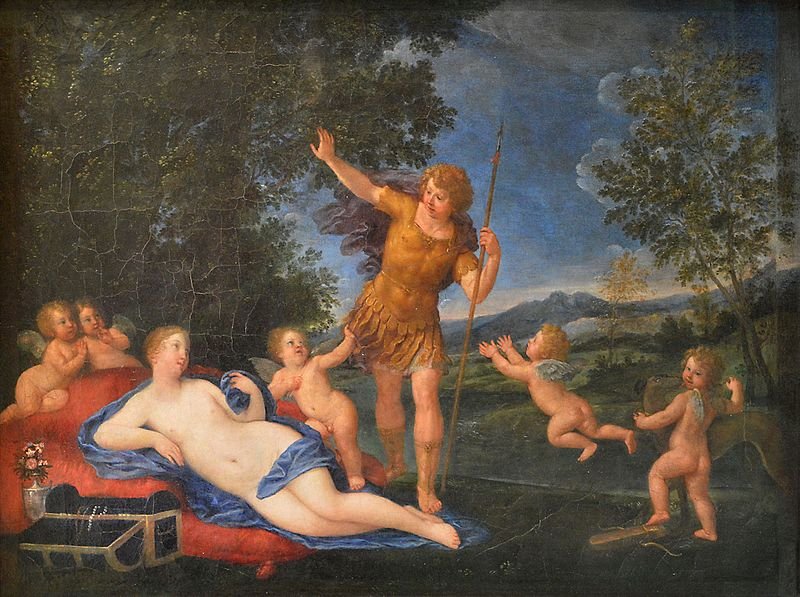 Venus och Adonis av Francesco Albani