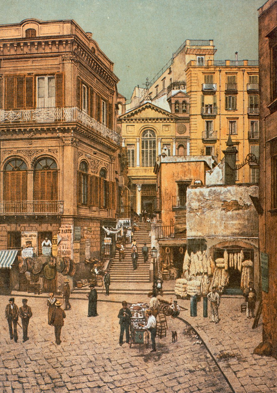 Gradelle av San Giuseppe, i Neapel av Francesco Aversano