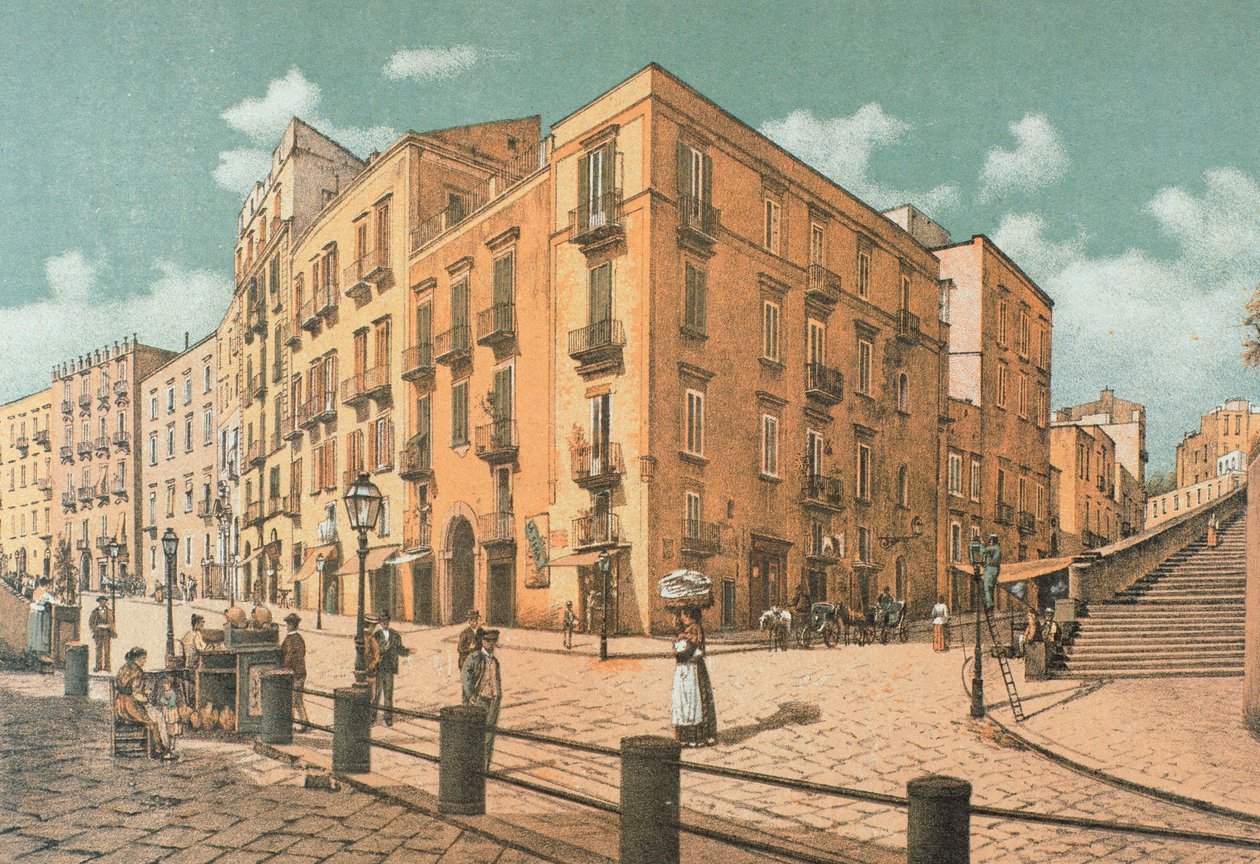 Infrascata Street, i Neapel av Francesco Aversano