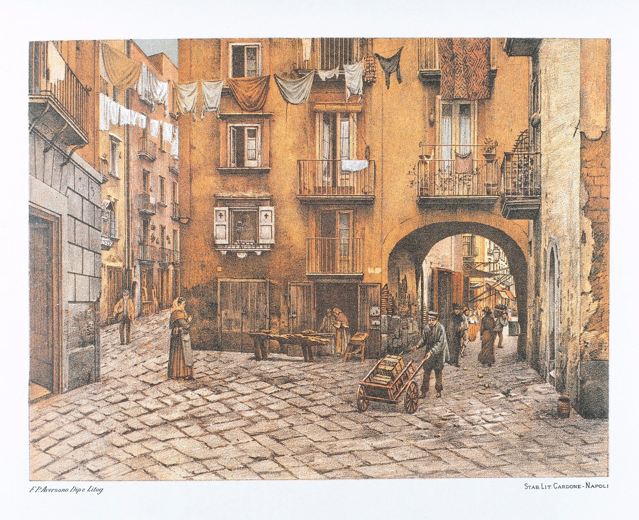 Italien, Neapel, Sopportico de 