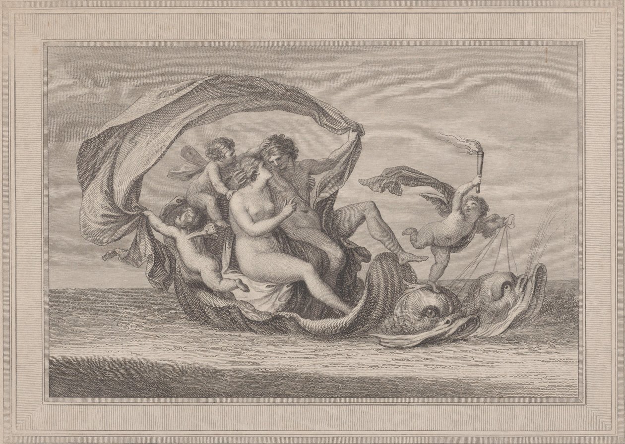 Acis och Galatea, 1787. av Francesco Bartolozzi